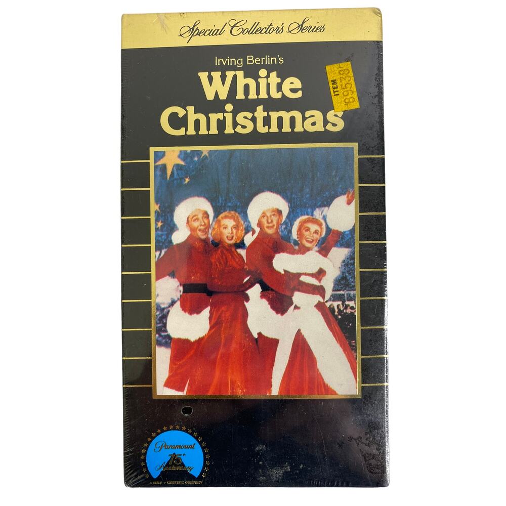 Irving Berlins White Christmas VHS Tape Special Collectors Series 1986 Paramount